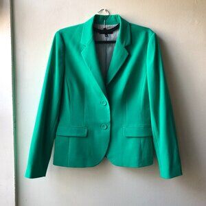 Nine West Vibrant Green Suit Jacket